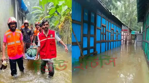 ২০ হাজার গ্রাহক বিদ্যুৎহীন, লক্ষ্মীপুরে বন্যার পানি আরও বেড়েছে,