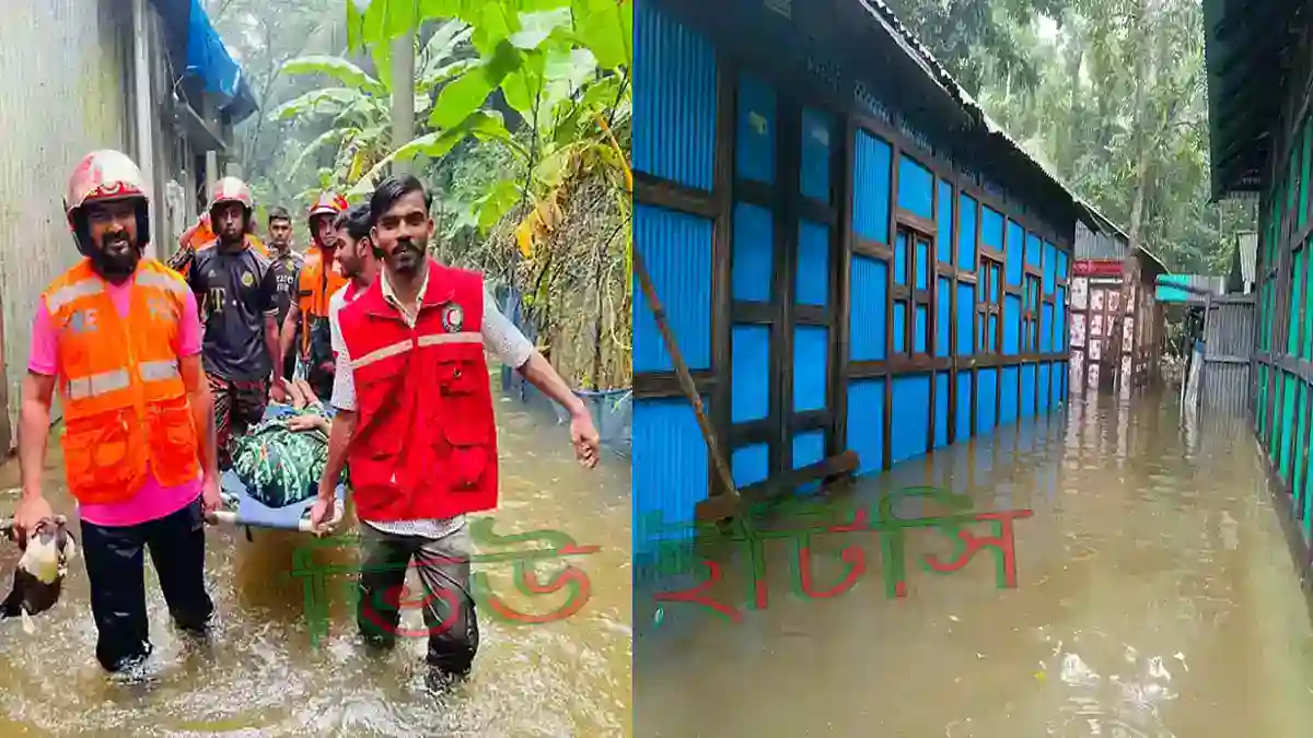 ২০ হাজার গ্রাহক বিদ্যুৎহীন, লক্ষ্মীপুরে বন্যার পানি আরও বেড়েছে,